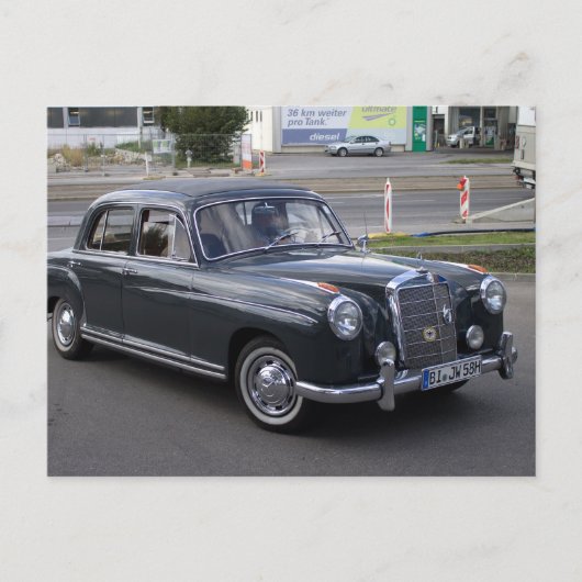 Mercedes 220 S Postkarte (Vorderseite)