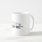 Mercedes 300 SL Typ 107 Kaffeetasse (VorderseiteRechts)