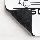 Mercedes 350 SL Typ 107 Mousepad (Ecke)