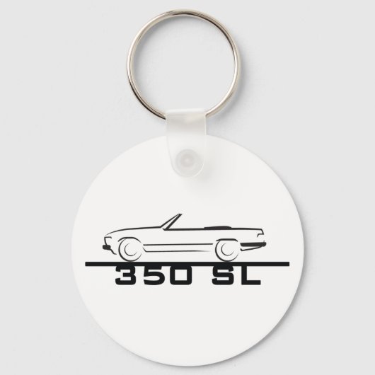 Mercedes 350 SL Typ 107 Schlüsselanhänger (Vorderseite)