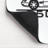 Mercedes 350 SL Typ 230 Mousepad (Ecke)