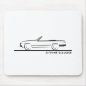 Mercedes 450 SL Typ 107 Mousepad (Vorne)