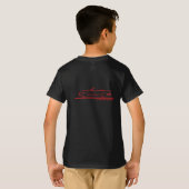 Mercedes 450 SL Typ 107 T-Shirt (Schwarz voll)