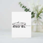 Mercedes 450SL Postkarte (Stehend Vorderseite)