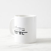 Mercedes 500 SL Typ 107 Kaffeetasse (Vorderseite Links)
