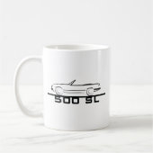 Mercedes 500 SL Typ 107 Kaffeetasse (Links)
