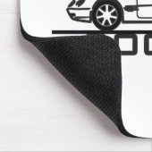 Mercedes 500 SL Typ 230 Mousepad (Ecke)