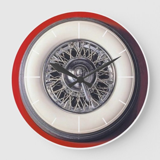 Mercedes 500 Wall Clock Große Wanduhr (Vorderseite)