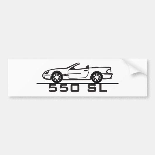 Mercedes 550 SL Typ 230 Autoaufkleber (Vorne)