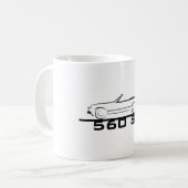 Mercedes 560 SL Typ 107 Kaffeetasse (Vorderseite Links)