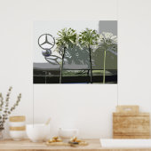 MERCEDES & AGAPANTHUS POSTER (Küche)