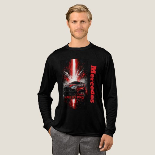 Mercedes AMG GT PRO Tri-Blend Shirt (Volle Vorderseite)