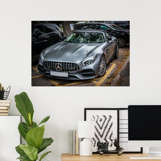 Mercedes AMG SL Roadster Poster (Heimbüro)