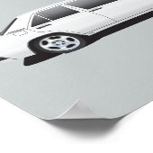 Mercedes-Benz 190E Poster (Ecke)