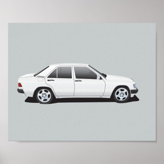 Mercedes-Benz 190E Poster (Vorne)