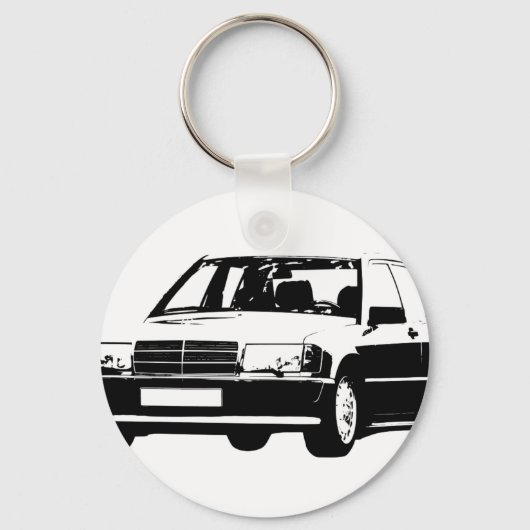 Mercedes-Benz-190E Schlüsselanhänger (Vorderseite)