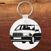 Mercedes-Benz-190E Schlüsselanhänger (Vorderseite)