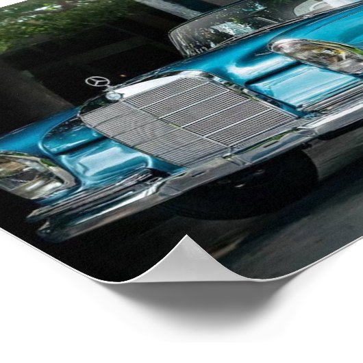 Mercedes Benz 250 SE 1966 Poster (Ecke)