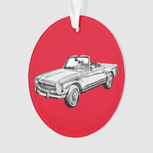 Mercedes Benz 280 SL Cabriolet Ornament (Vorderseite)