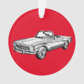 Mercedes Benz 280 SL Cabriolet Ornament (Vorderseite)