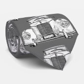 Mercedes Benz 300 Luxury Car Illustration Krawatte (Gerollt)