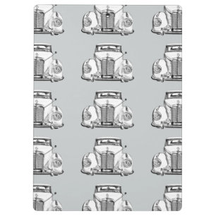 Mercedes Benz 300 Luxury Classic Car Illustration Klemmbrett