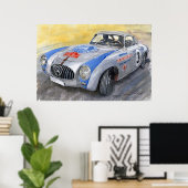 Mercedes Benz 300 SL 1952 Carrera Panamericana Mex Poster (Heimbüro)