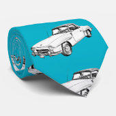 Mercedes Benz 300 sl Illustration Krawatte (Gerollt)
