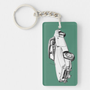 Mercedes Benz 300 sl Illustration Schlüsselanhänger