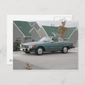 Mercedes-Benz 560 SL Roadster Postkarte (Vorne/Hinten)