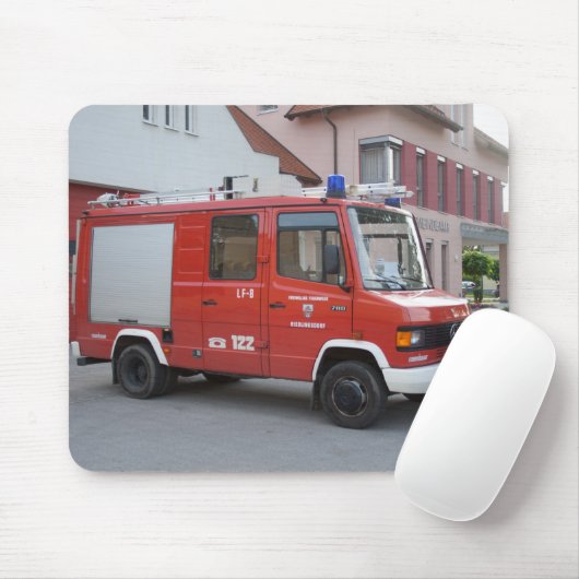 Mercedes Benz 711D Rosenbauer Mousepad (Mit Mouse)