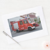 Mercedes Benz 711D Rosenbauer Rechteckiger Aufkleber (Umschlag)