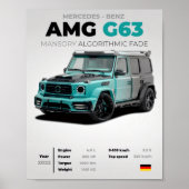 Mercedes-Benz AMG G63 MANSORY Algorithmic Fade Ext Poster (Vorne)