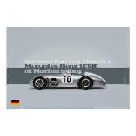 Mercedes-Benz at the Nurburgring Poster