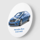 Mercedes-Benz-Bild für runde (große) Wall-Uhr Große Wanduhr (Winkel)