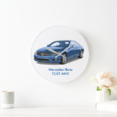 Mercedes-Benz-Bild für runde (große) Wall-Uhr Große Wanduhr (Zuhause)