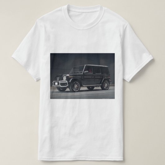 Mercedes Benz Gwagon bedruckter T - Shirt (Design vorne)