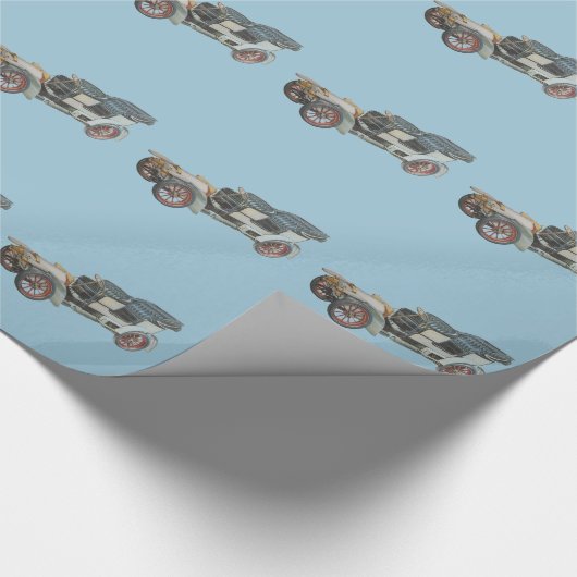 Mercedes Benz Oldtimer Geschenkpapier (Ecke)