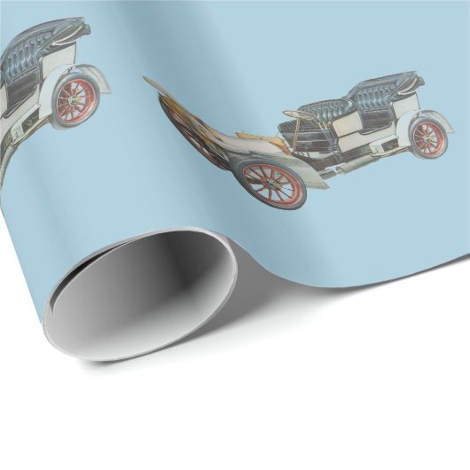 Mercedes Benz Oldtimer Geschenkpapier (Rolleneckpunkt)