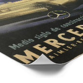 Mercedes-Benz Oldtimer Poster (Ecke)