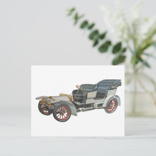 Mercedes Benz Oldtimer Postkarte (Stehend Vorderseite)