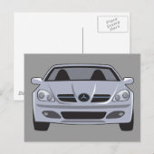 Mercedes Benz Postkarte (Vorne/Hinten)
