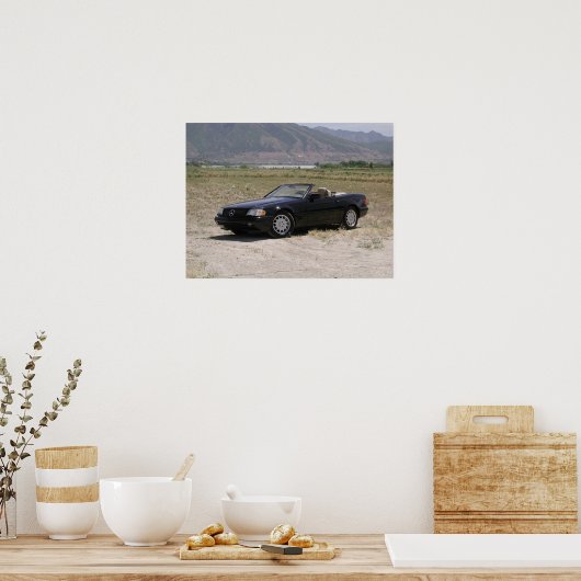 Mercedes-Benz SL500 Roadster 1998 Poster (Küche)