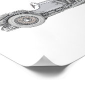 Mercedes-Benz SSK 1928 Poster (Ecke)