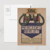 Mercedes Berliet Card Postkarte (Vorne/Hinten)