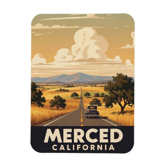 Mercedes California Central Valley Magnet (Vertikal)