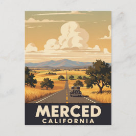 Mercedes California Central Valley Postkarte