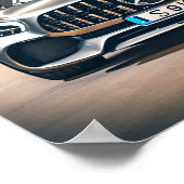 Mercedes Emblem: große Auswirkungen | Poster (Ecke)