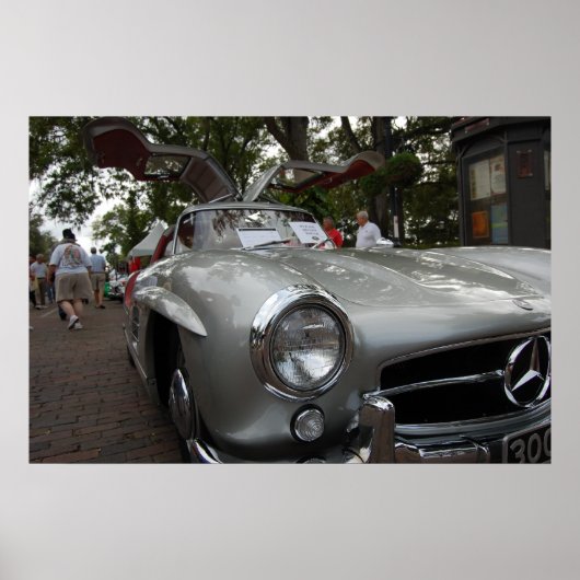 Mercedes Gullwing Poster (Vorne)