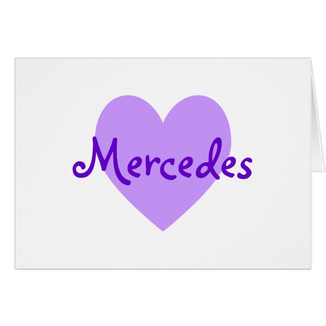 Mercedes in Lila (Vorderseite (Horizontal))